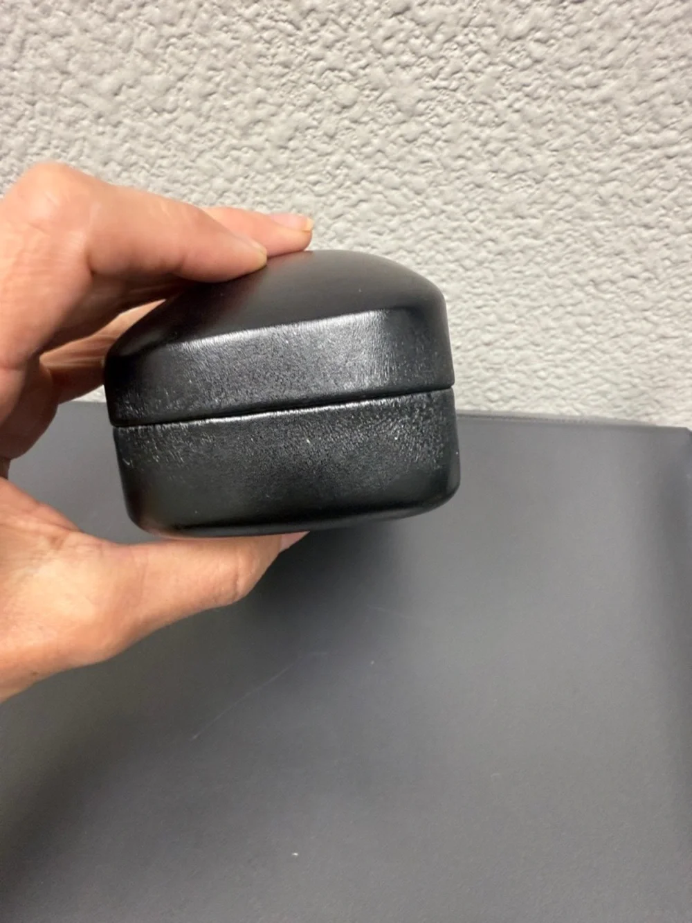 Coach Black Embossed Eyewear Case